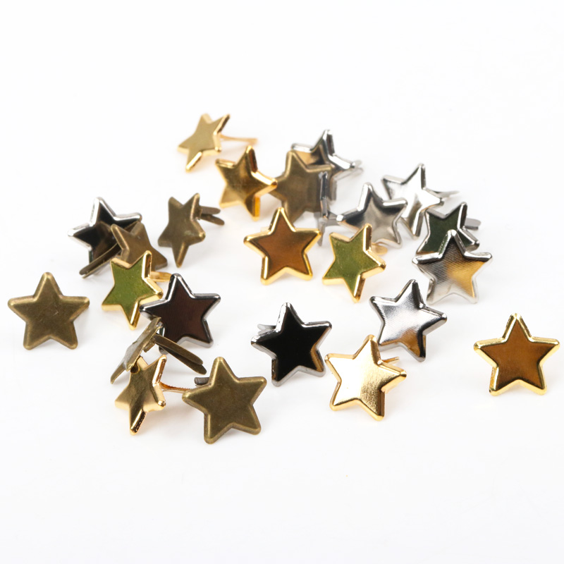 Embellishments For Scrapbooking - Exacjons Brad Étoile en Métal Mixte,