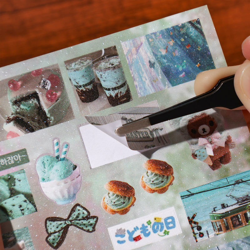 Embellishments For Scrapbooking - Livre d'autocollants mignon sur le thème