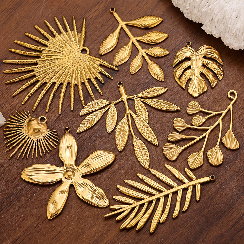 Embellishment Crafts - 5 Breloques en Acier Inoxydable Grande