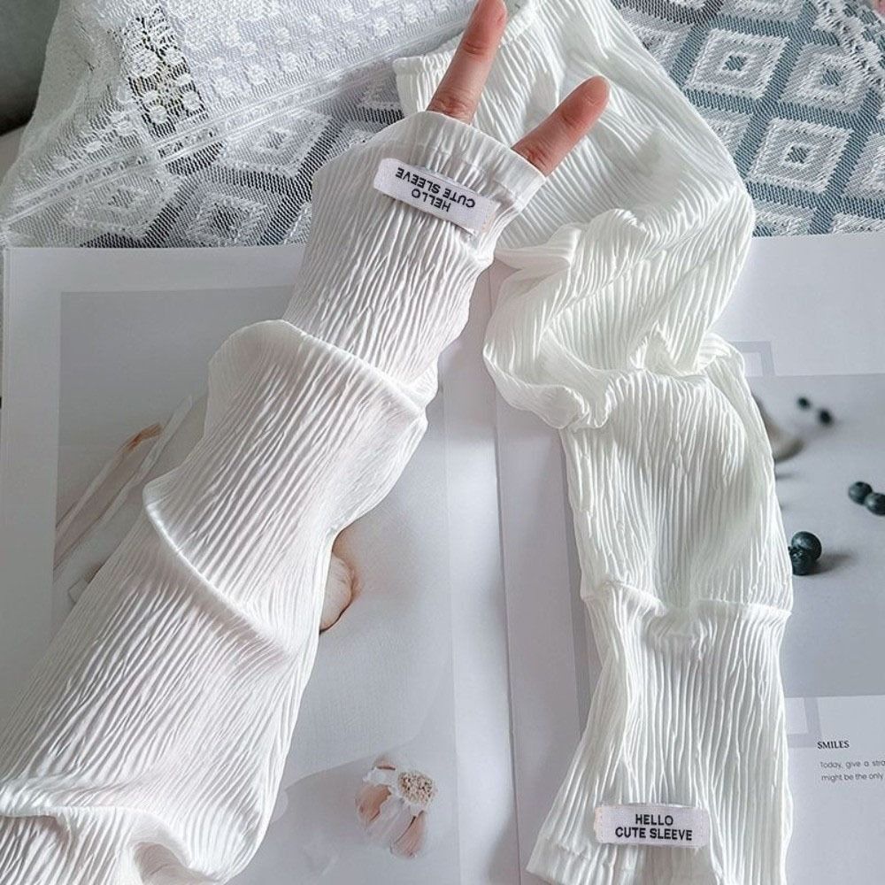 Elastic Lace Trim - Manches de protection solaire respirantes en