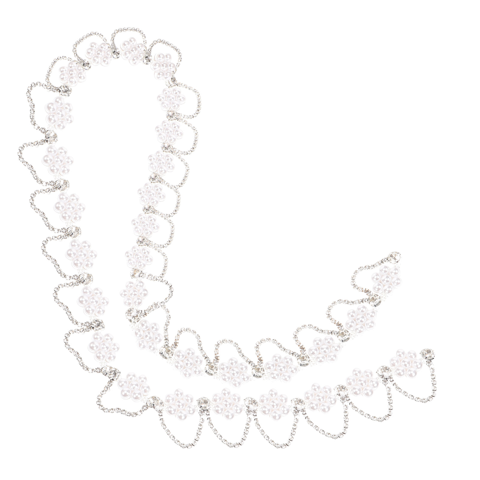 Craft Embellishment - Bande de chaîne de perles et
