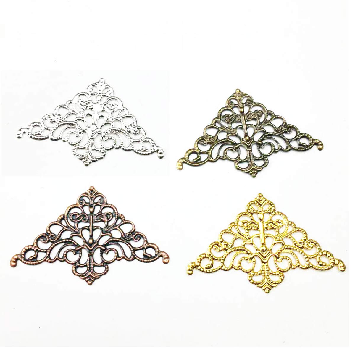 Craft Embellishments - 200 pièces de connecteurs creux en