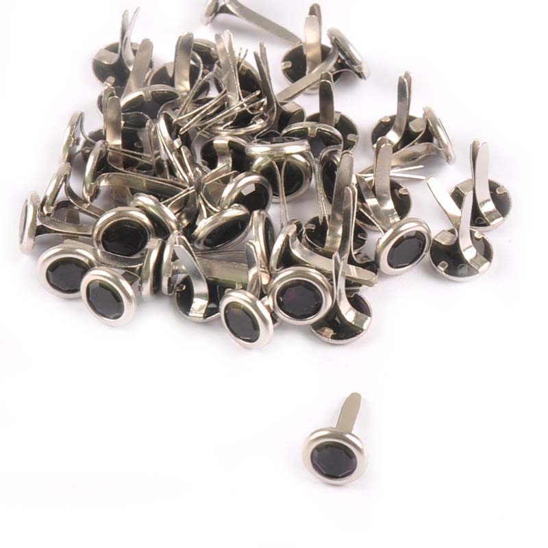 50 pièces de brads en strass m - Embellishments For Scrapbooking avis et prix