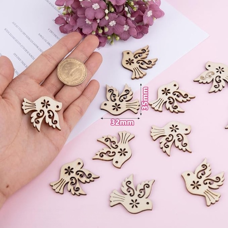 50 pièces de découpeurs en boi - Craft Embellishment avis et prix
