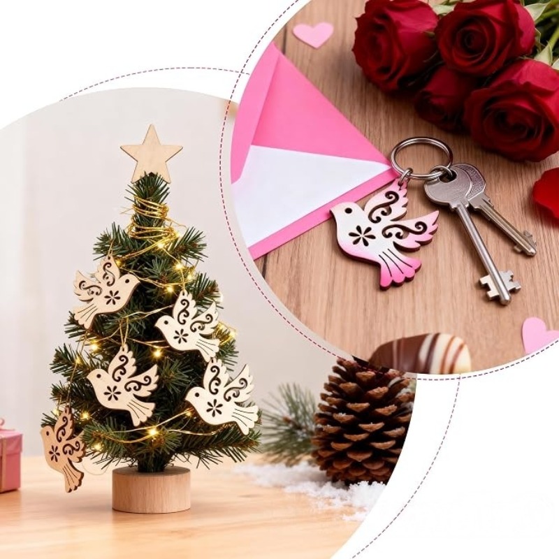 50 pièces de découpeurs en boi - Craft Embellishment avis et prix
