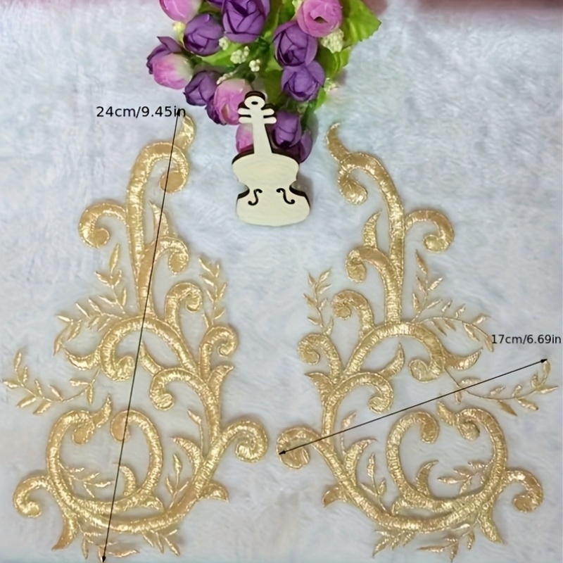 2 paires de fleurs en dentelle - Applique Patch Flower avis et prix