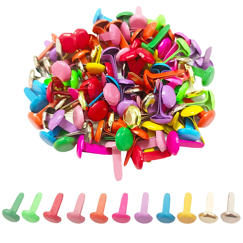 Brads métalliques ronds à moti - Embellishments For Scrapbooking avis et prix