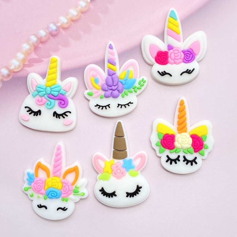 Mini tête de licorne en PVC, 1 - Embellishment Glue Craft avis et prix